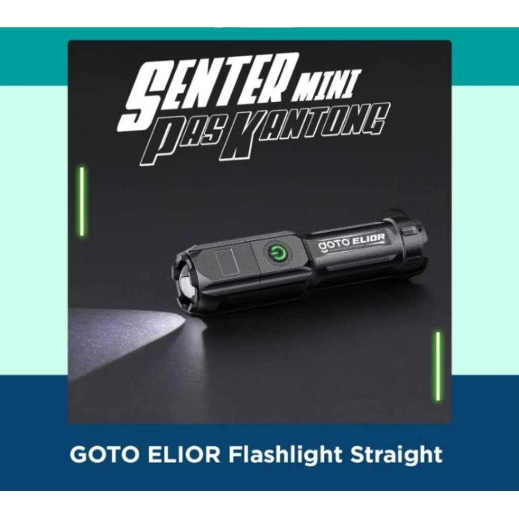 Goto Lampu Senter Mini LED Super Terang