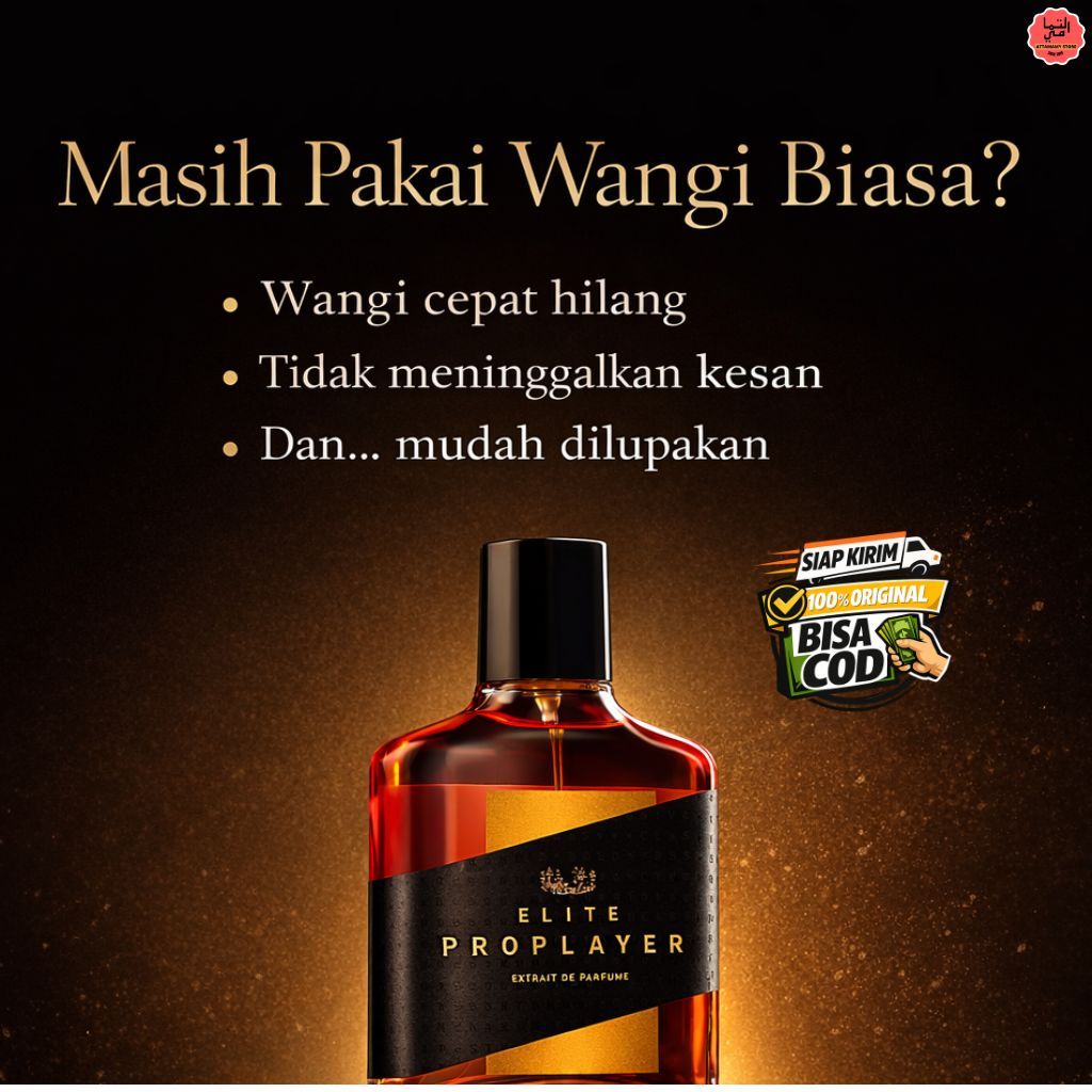 Parfum Pria Elite Pro Player Premium Tahan Lama Wangi Maskulin Elegan Extrait De Parfum Original