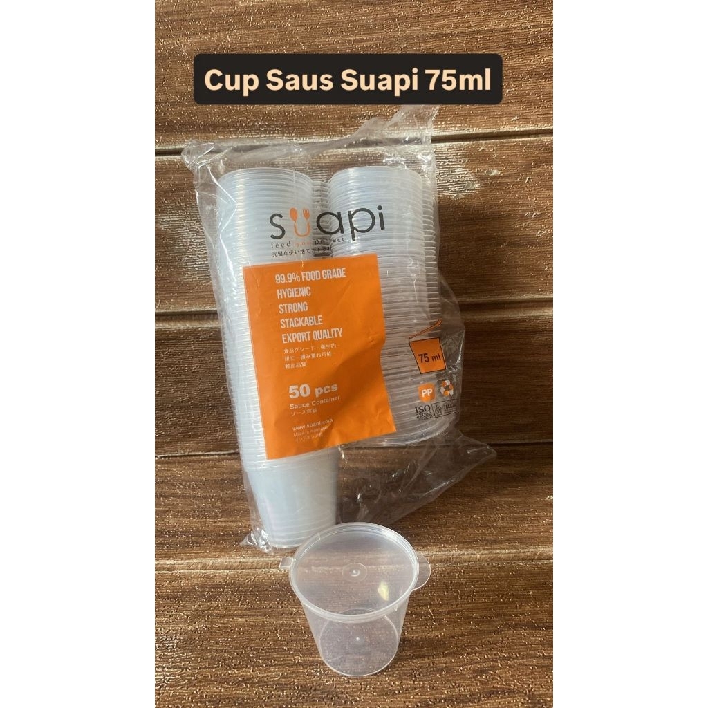 Cup Saus Suapi 75ml isi 50