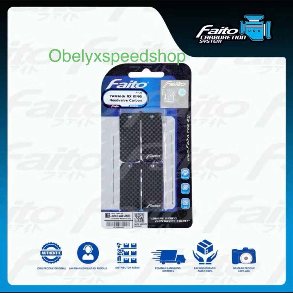 Lidah Membran / Reedvalve Faito Karbon Rx King / Rxk - Lidah Membran Karbon