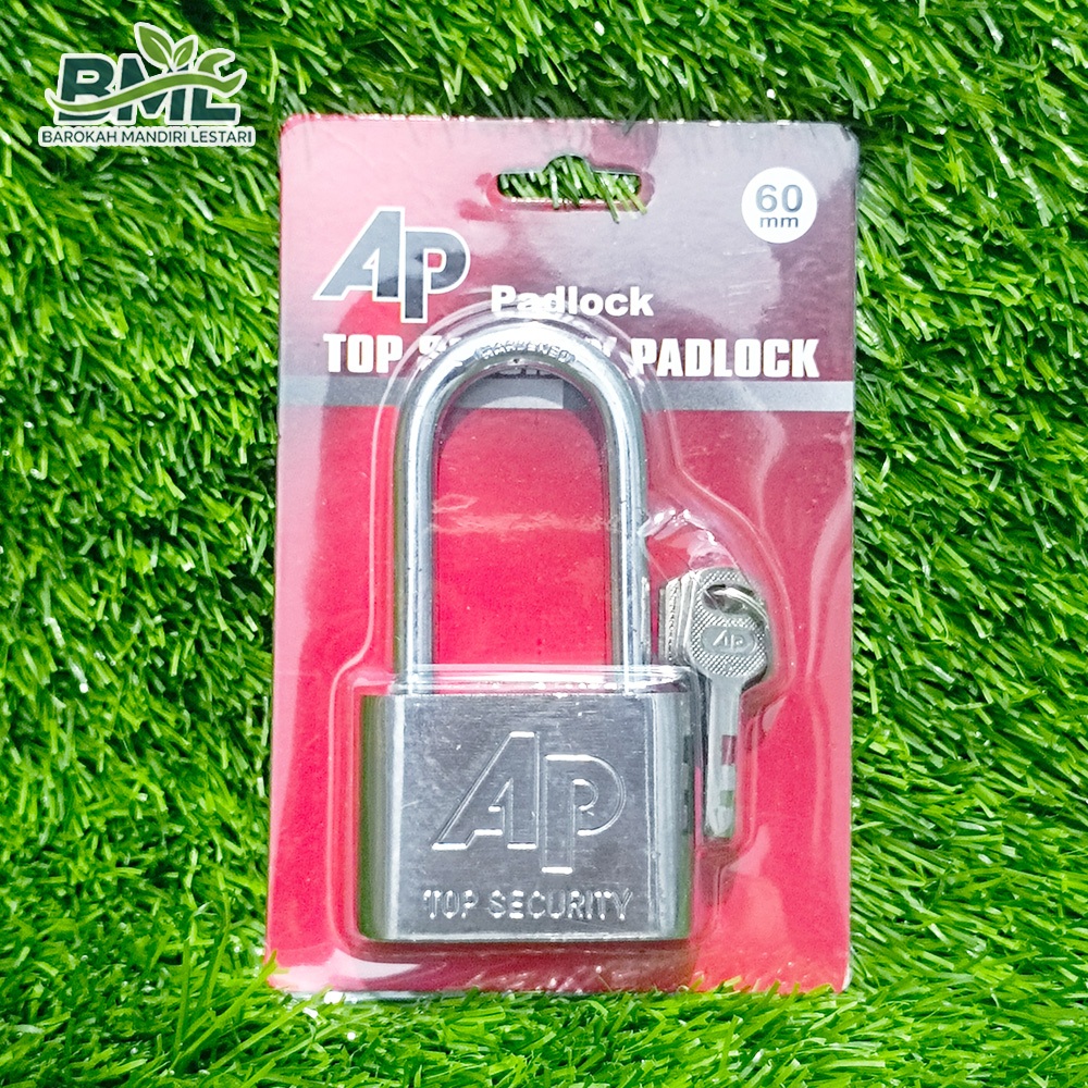 GEMBOK PUTIH 60 MM LEHER PANJANG / GEMBOK TERMURAH UKURAN 60 MM LEHER PANJANG