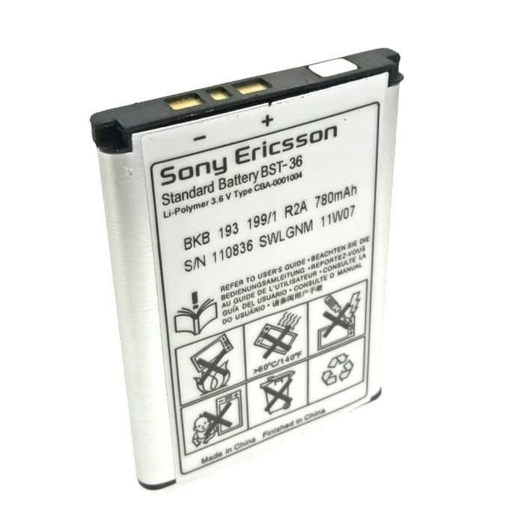 Baterai Sony Ericsson  W 200i BST-36 Batere Battery BST36 BST 36 SE J300 K510i K310i W200i W200