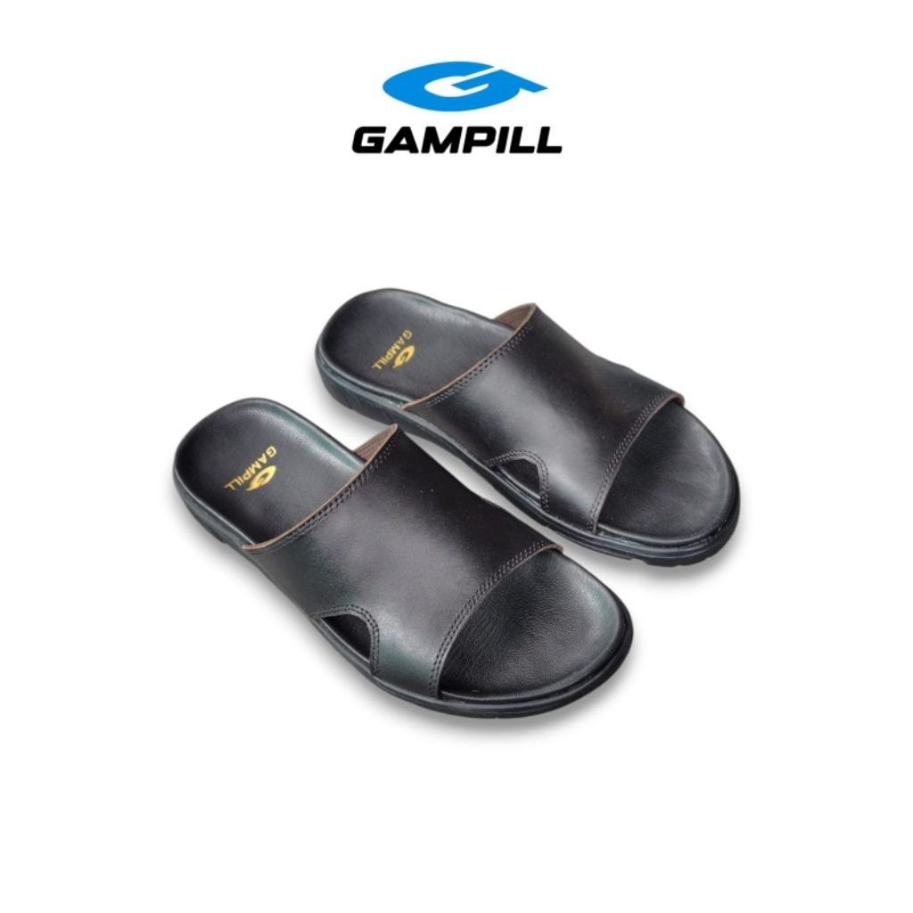 Sandal Slide Pria Kulit Kanguru ORI / Sandal Slop Kulit  / Sandal Slip On Pria Kulit Asli