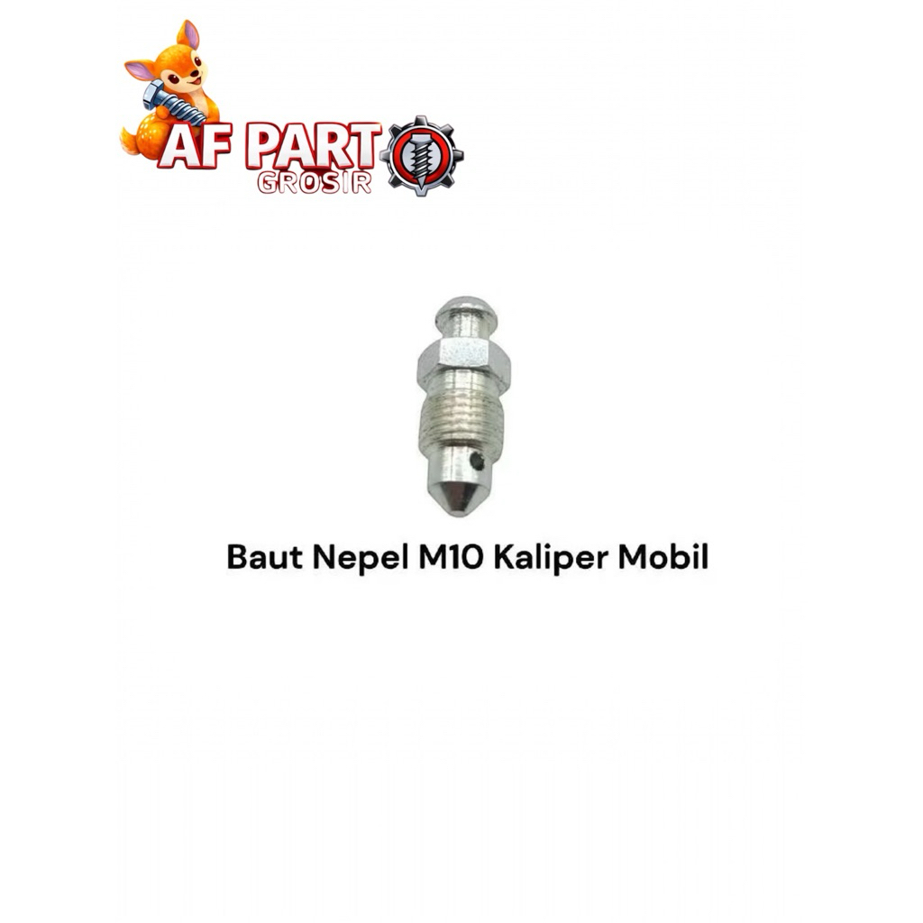 Baut Nepel M10 Kaliper Nepel Pembuangan Angin Kaliper Mobil OS