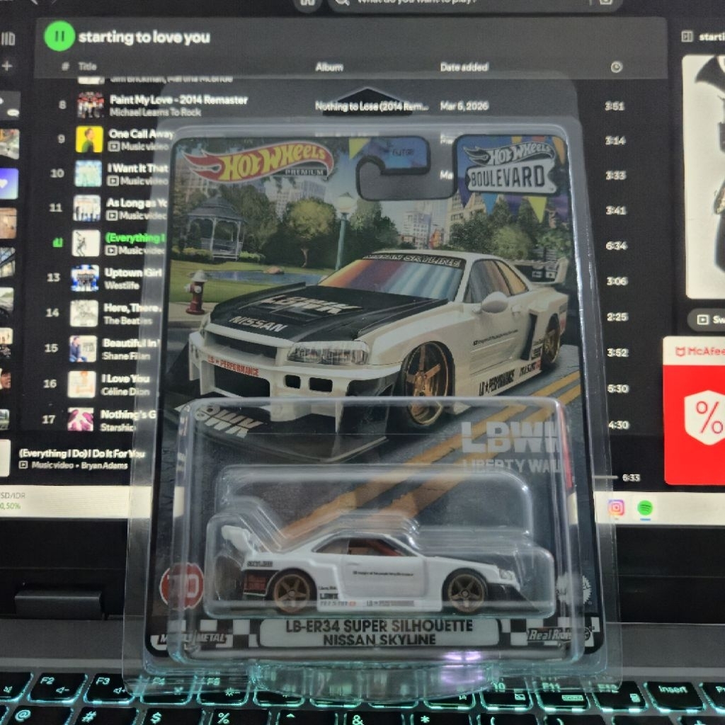 Hot Wheels LB-ER34 SUPER SILHOUETTE NISSAN SKYLINE