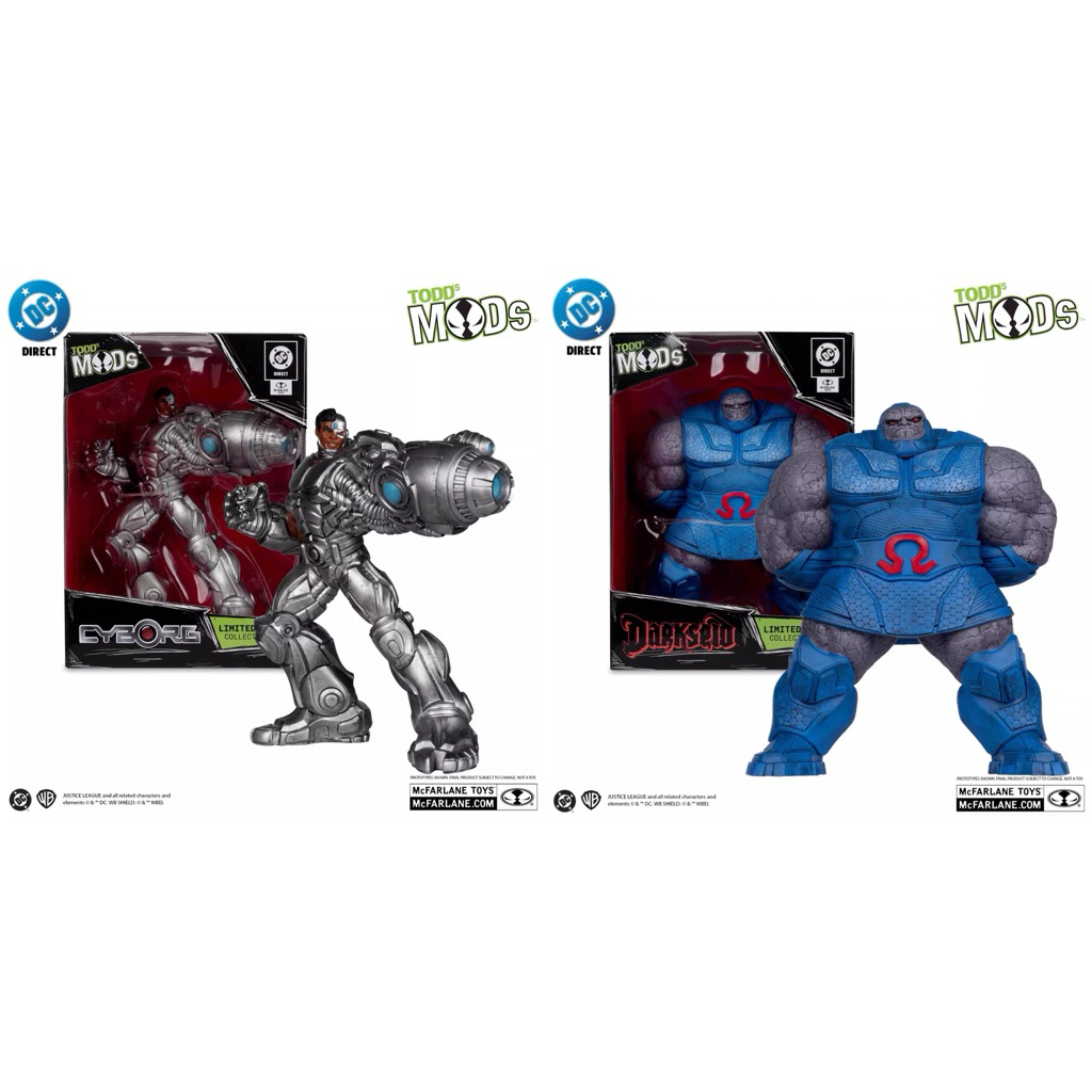 McFARLANE TOYS | Cyborg / Darkseid Limited Edition Collection Vinyl Figure