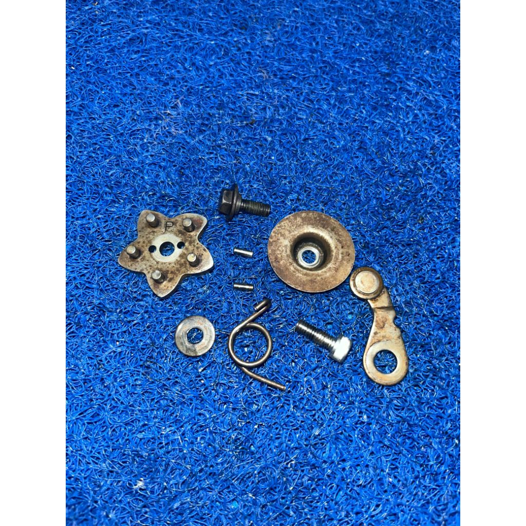 STOPER GIGI PERSENELING+SHIFT BINTANG SET ORIGINAL HONDA SUPRA X 125 FI BATMAN OLD/KHARISMA