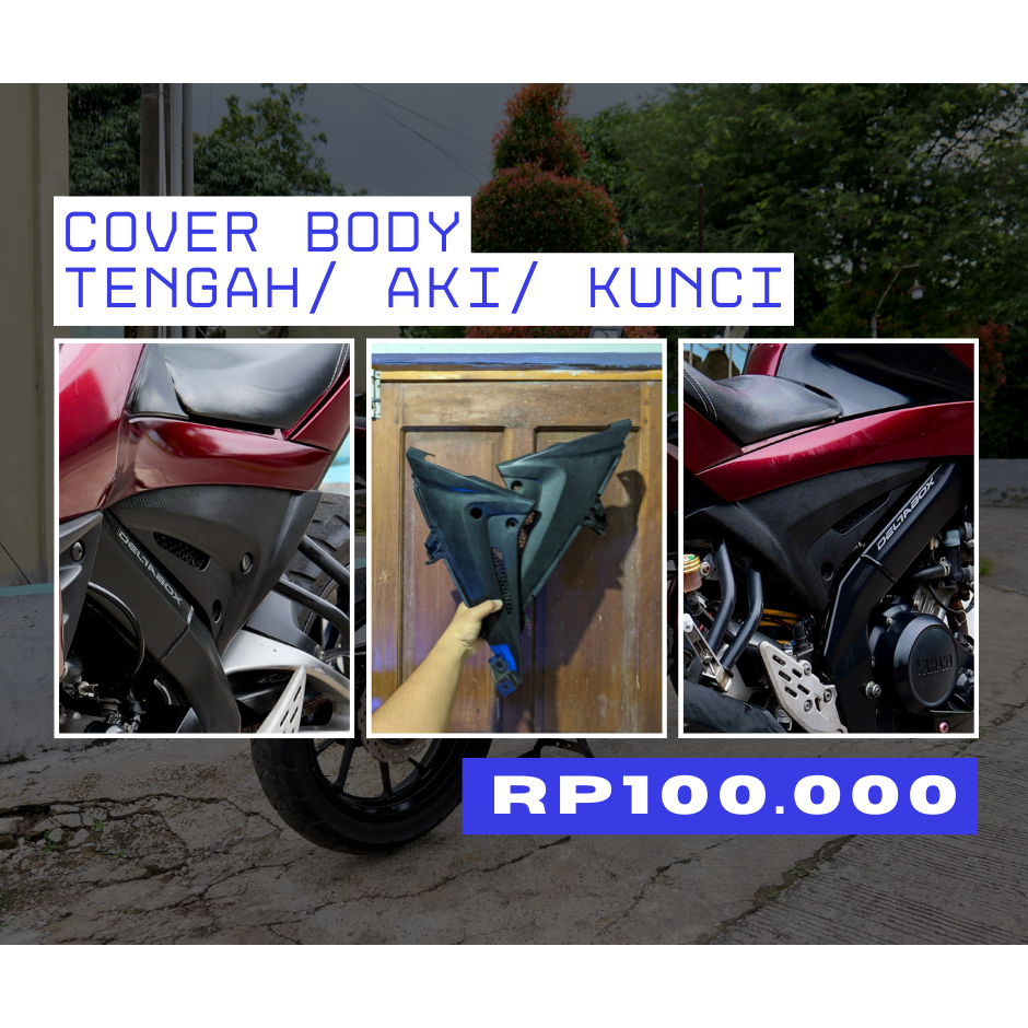 Cover Body Tengah/ Aki/ Kunci Vixion R All New Vixion