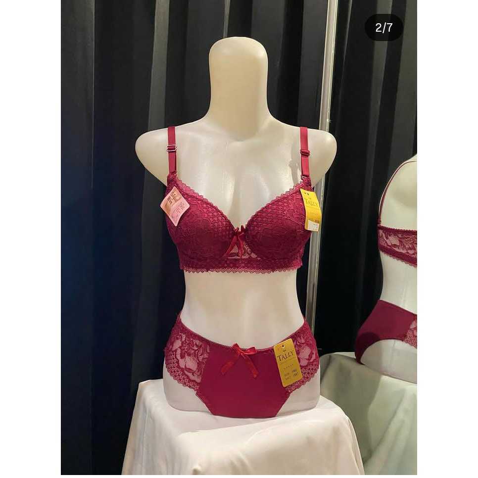 YISTORE98 - BH BRA SET TALLY 1997 RENDA ADA KAWAT - TALLY BRA BH SET CD CELANA DALAM 1997 CUP B ADA 