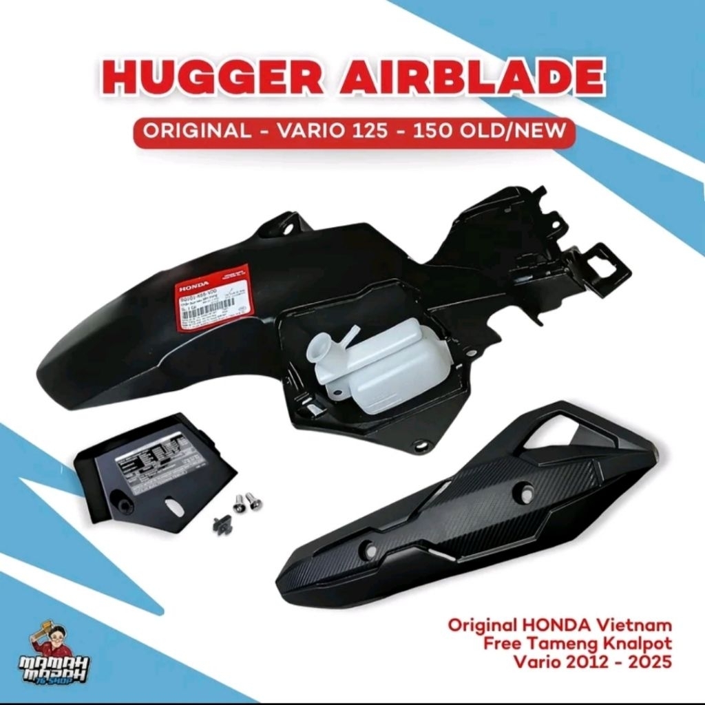hugger airblade vario spakbor kolong vario hager airblad vario new old - Hugger Airblade Honda Origi