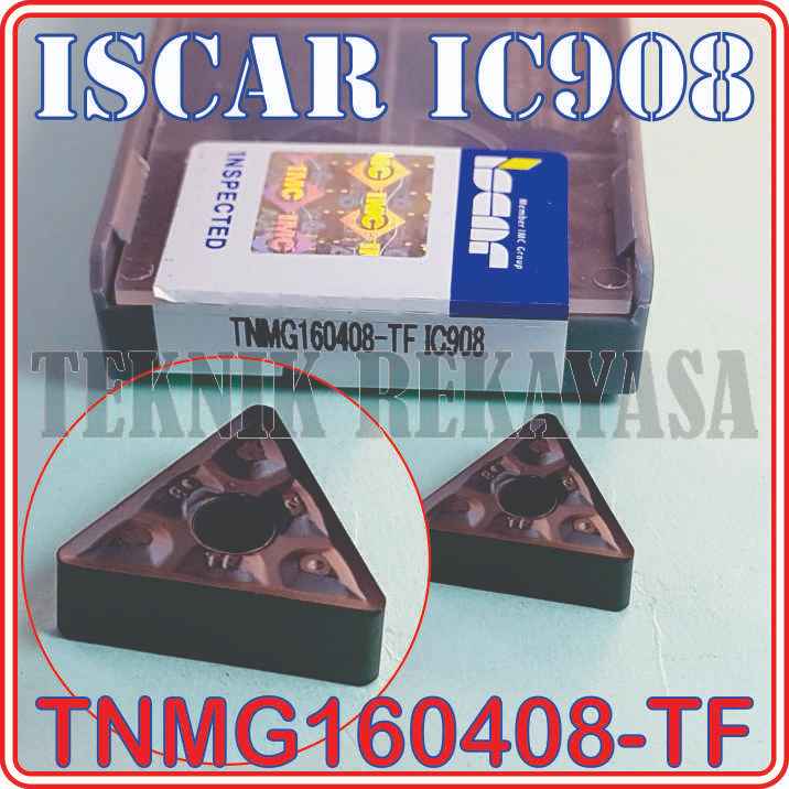 INSERT ISCAR IC908 TNMG160408 / TNMG 160408 / TNMG160408 - TF IC908