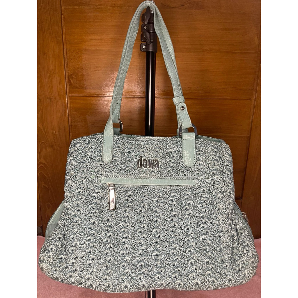 Preloved tas rajut merk Dowa asli Yogyakarta