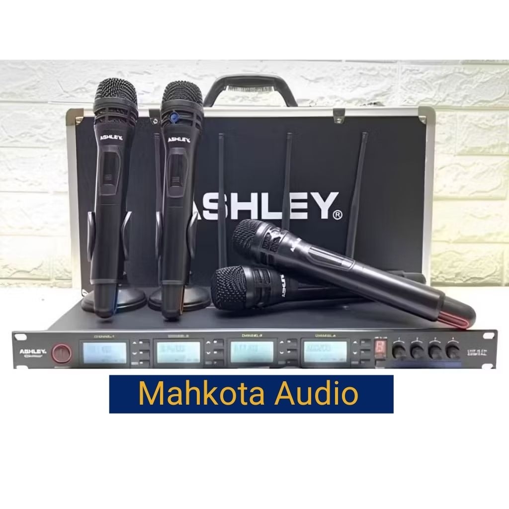 Mic Wireless Ashley MC FOUR Original 4 Mic Handheld
