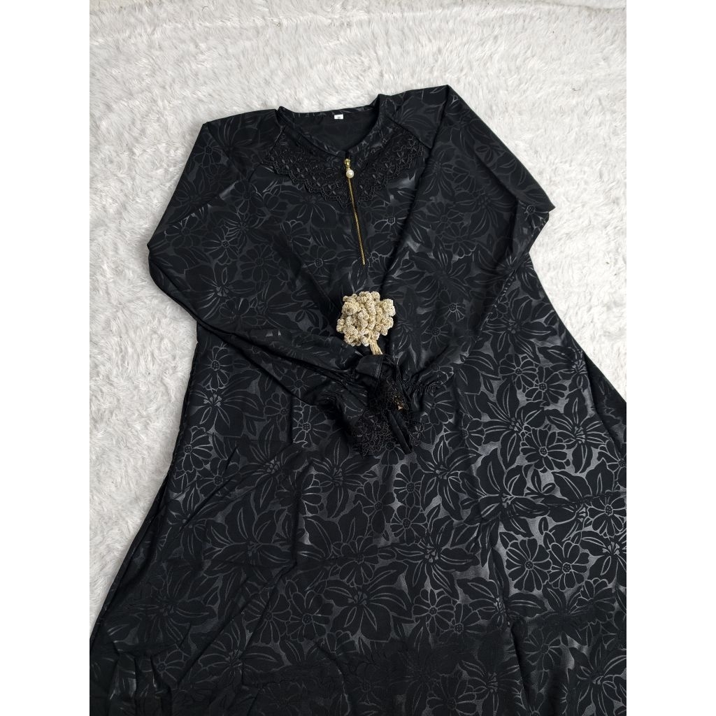 Abaya Jetblack Embos