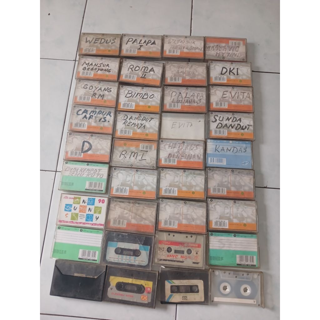 Kaset Pita Lawas Rekaman