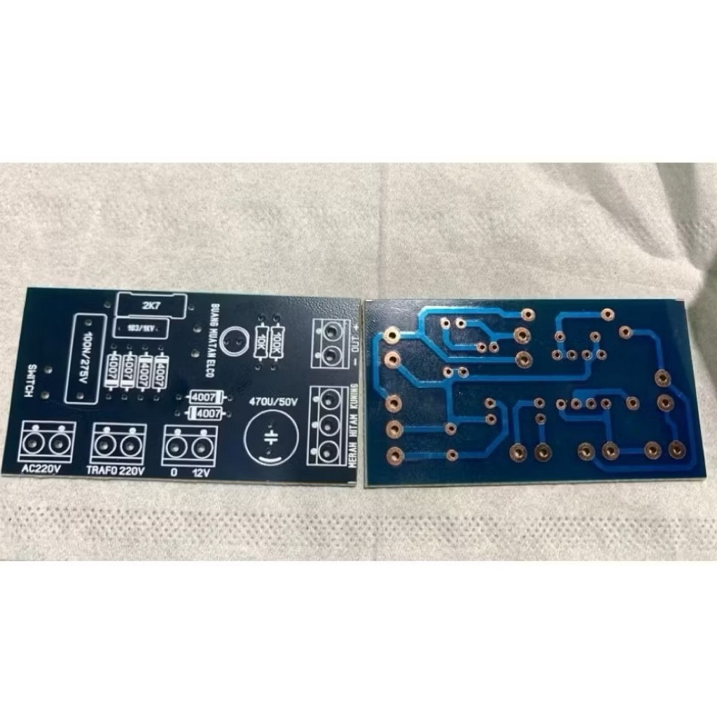 PCB modul tes Elko led auto volt 0-500 v suplai AC 220V