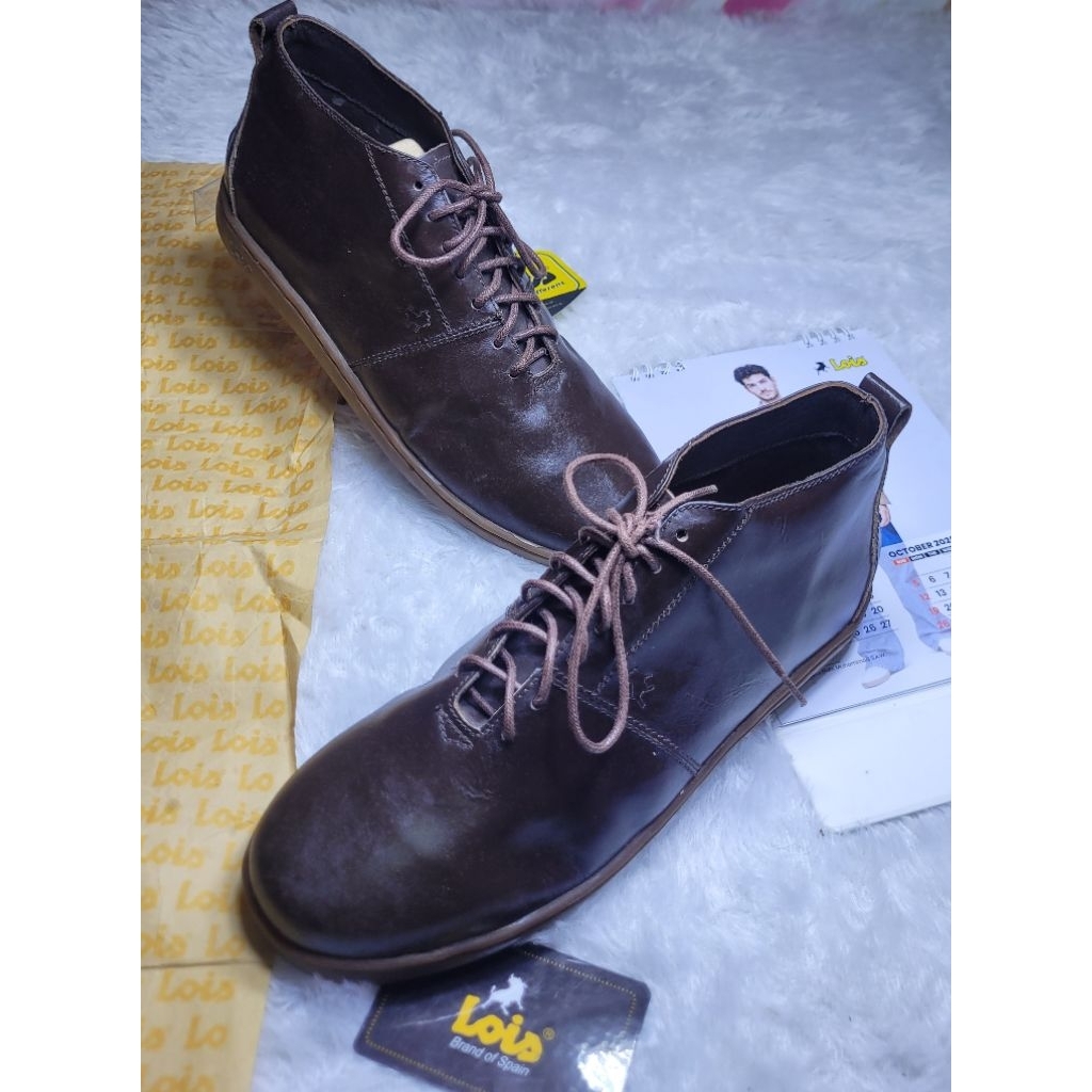 sepatu kulit lois original