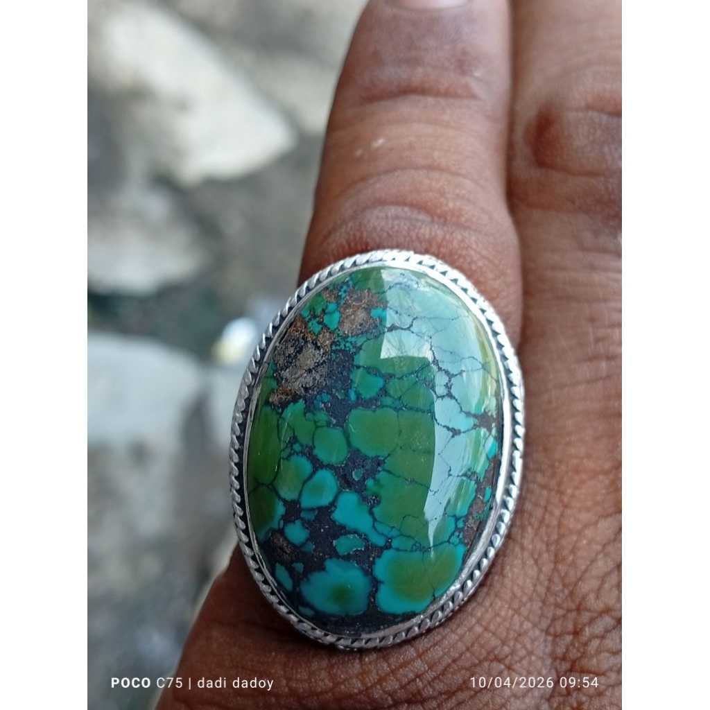 batu pirus hubey lawas ring perak