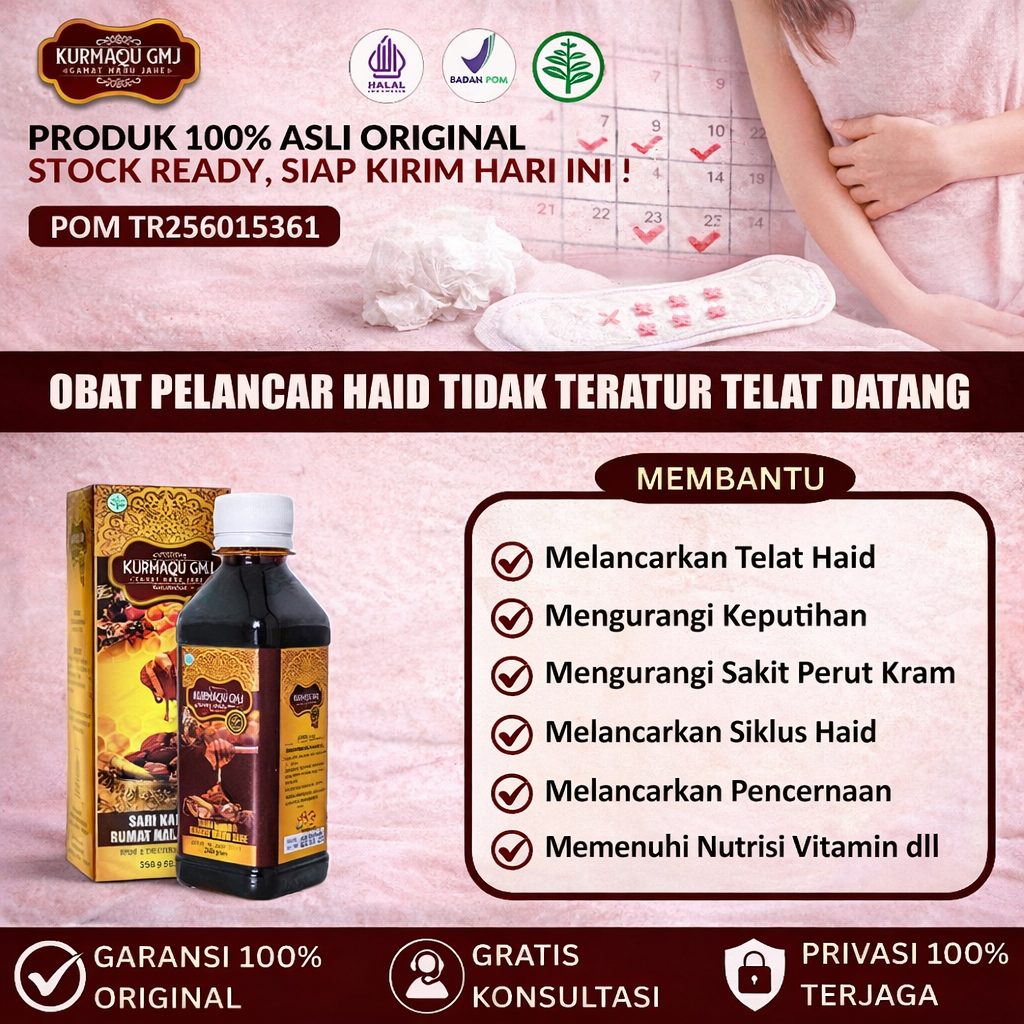 Obat Pelancar Dan Telat Haid 1 2 3 4 5 Minggu, Terlambat/Telat Datang Bulan,   Herbal Pelancar Haid 