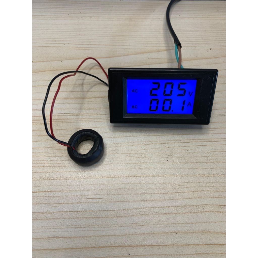 AC VOLT AMPERE METER PENGUKUR TEGANGAN DAN ARUS LISTRIK AC PLN