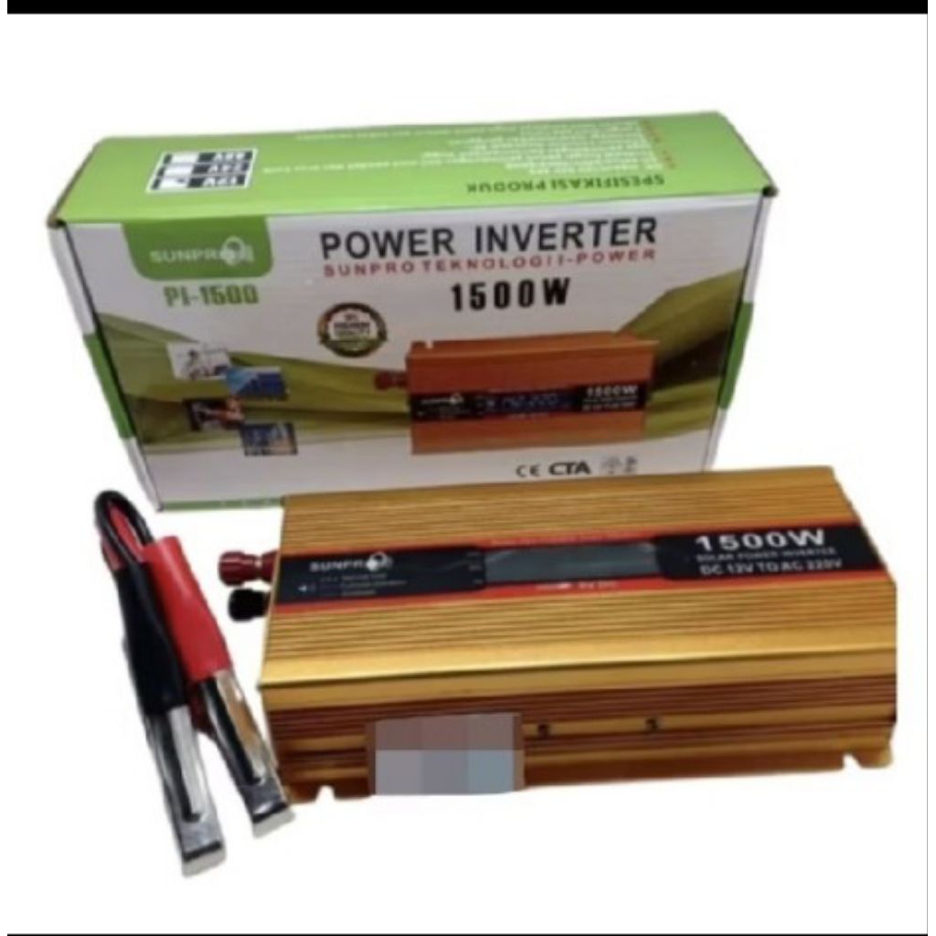 SUNPRO Power Inverter 1500W Inverter Pl 1500 | Inverter Power DC TO AC 1500 Watt