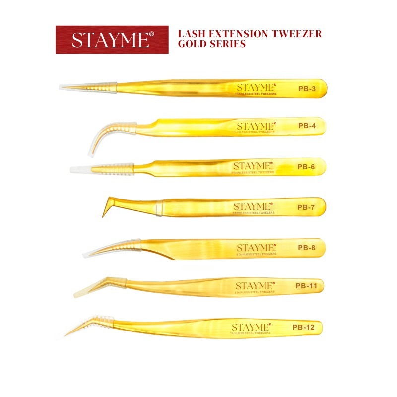 PINSET VOLUME GOLD / GIRLUNAME EYELASH EXTENSION SUPER TAJAM RAPAT BULUMATA