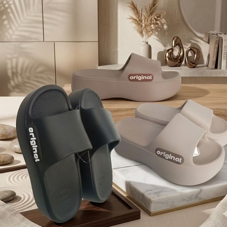 [TRENDING] Sandal Selop Wanita Platform Eva Empuk premium-Sandal Korea Anti Slip-Sandal Slop Wanita 