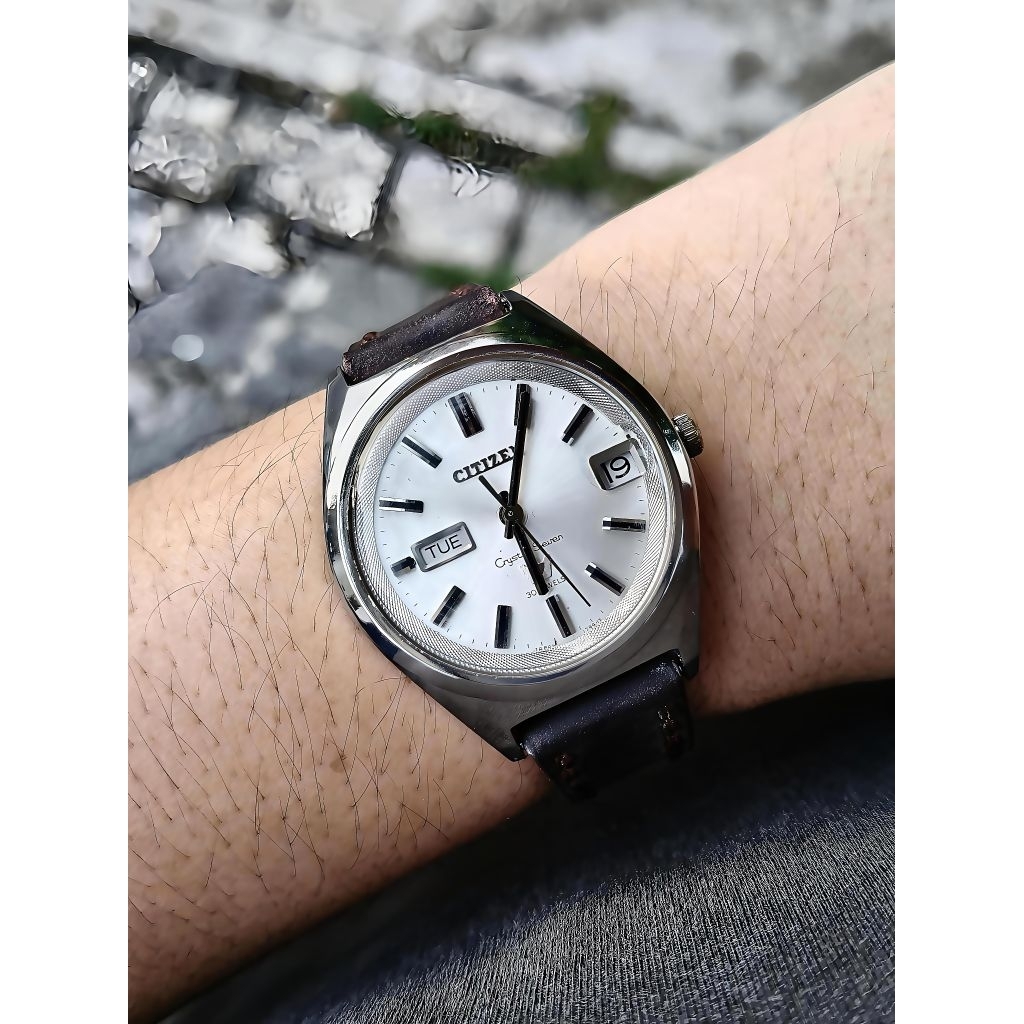 Jam Tangan Citizen Crystal Seven 30J Ref. ACSS 2962-T Cal. 5204 Day-Date Automatic – Vintage Watch D