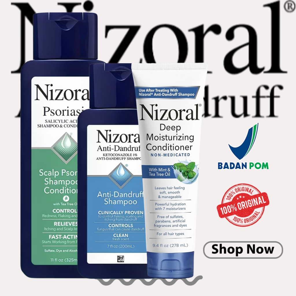 Nizoral Anti-Dandruff Shampoo 200 ml / Scalp Psoriasis Shampoo & Conditioner 325ml / Nizoral Anti-Da