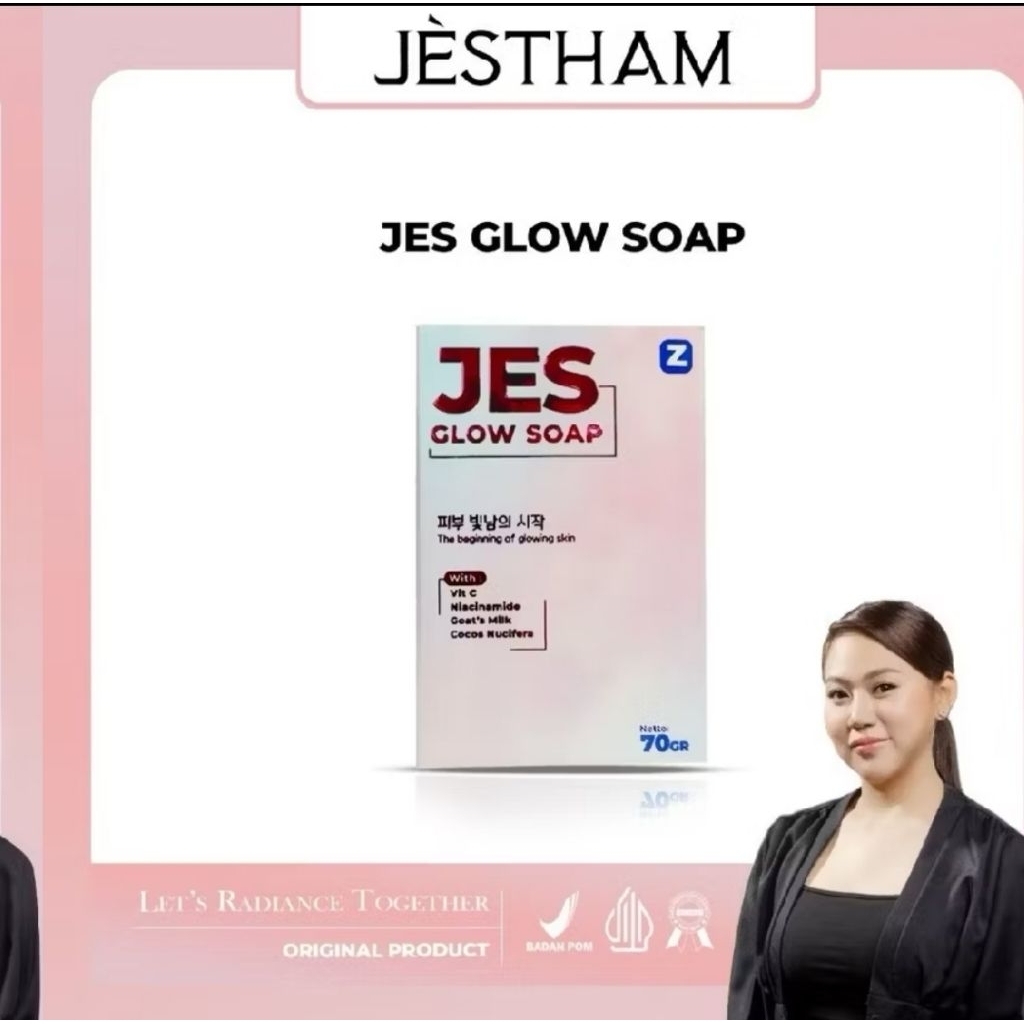 Jestham Glow soap. READY