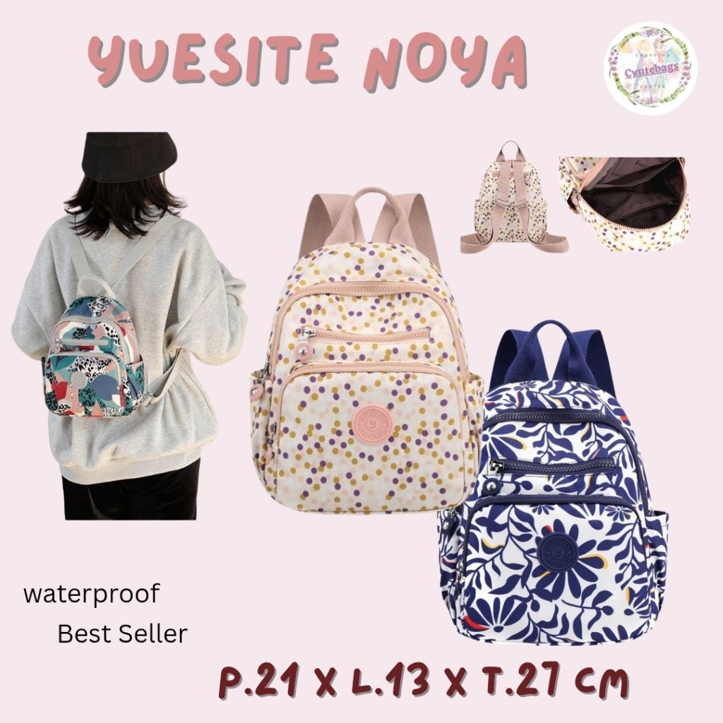 RANSEL YUESITE NOYA TAS RANSEL YUESITE NOYA TAS HANGOUT CEWEK MOTIF FASHION NOYA TAS HANGOUT CEWEK M
