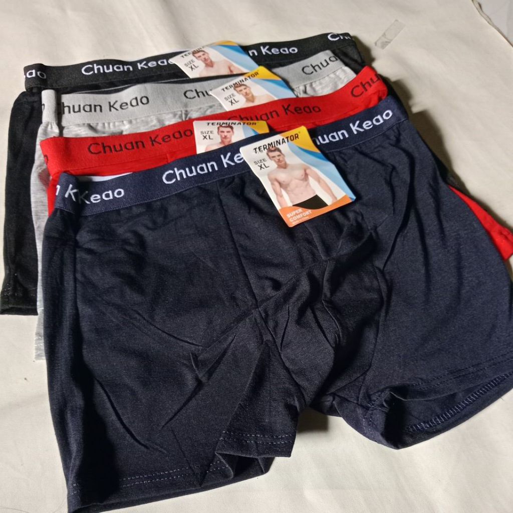 3pcs, celana dalam boxer pria, fema/chuan keao