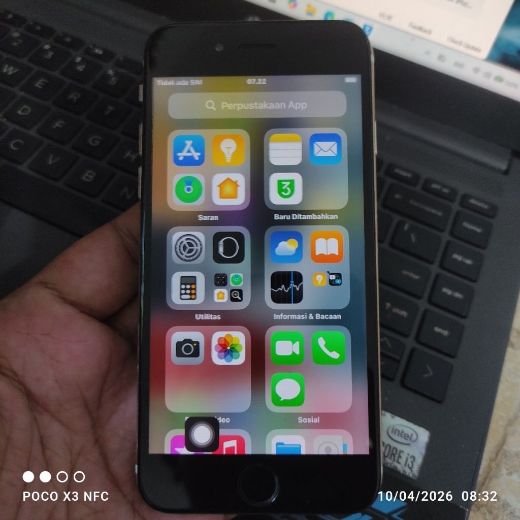 Mesin iPhone 6s 64GB Bypass Wifi Off Masuk menu cek perfoto Anggap Bahan dan sparepart cek deskripsi
