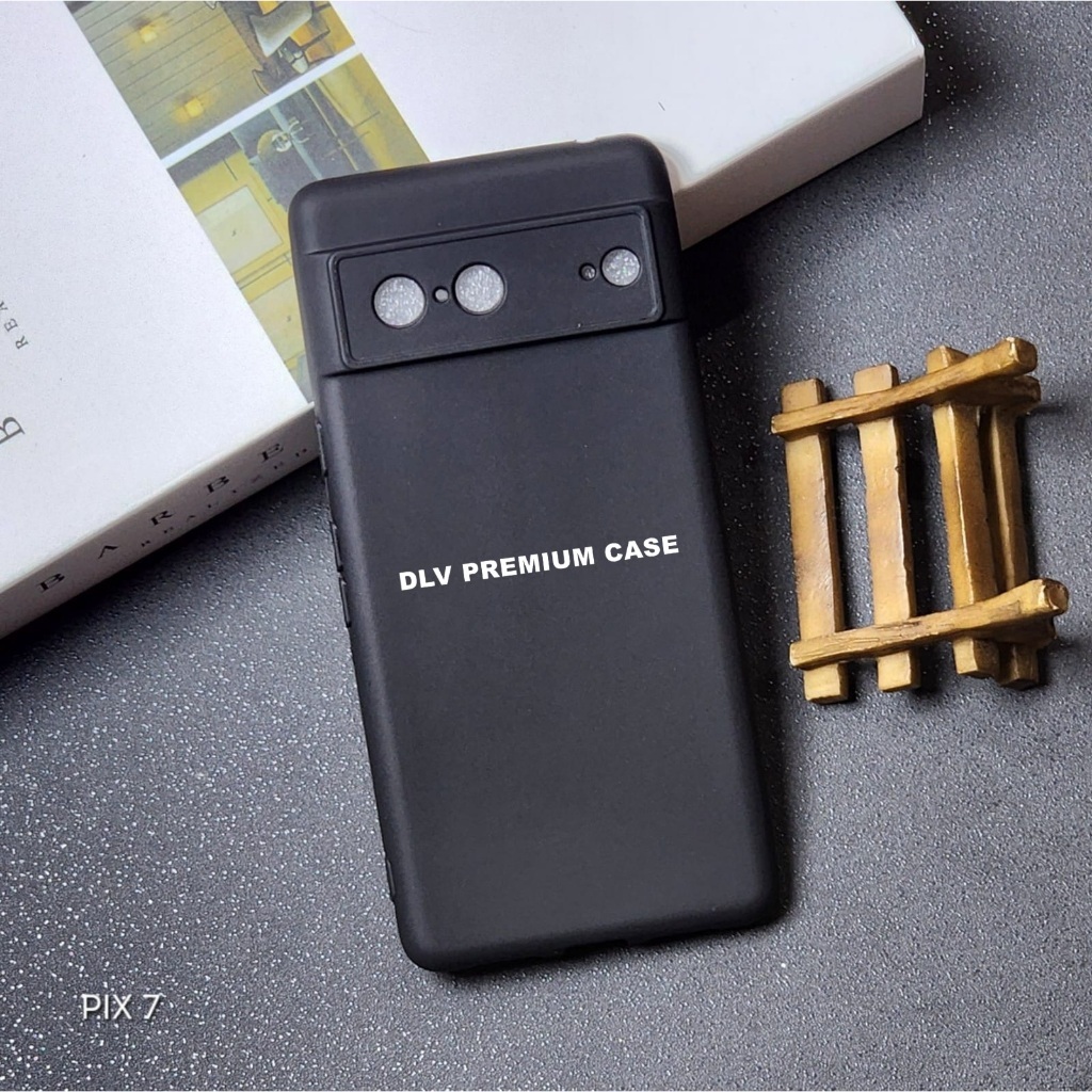 GOOGLE PIXEL 6A GOOGLE PIXEL 7 GOOGLE PIXEL 7A MACARON BLACK PREMIUM  SOFT CASE BLACK GOOGLE PIXEL 6