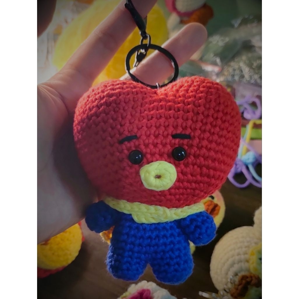 Amigurumi Keychain Tata BTS21 (V-BTS)