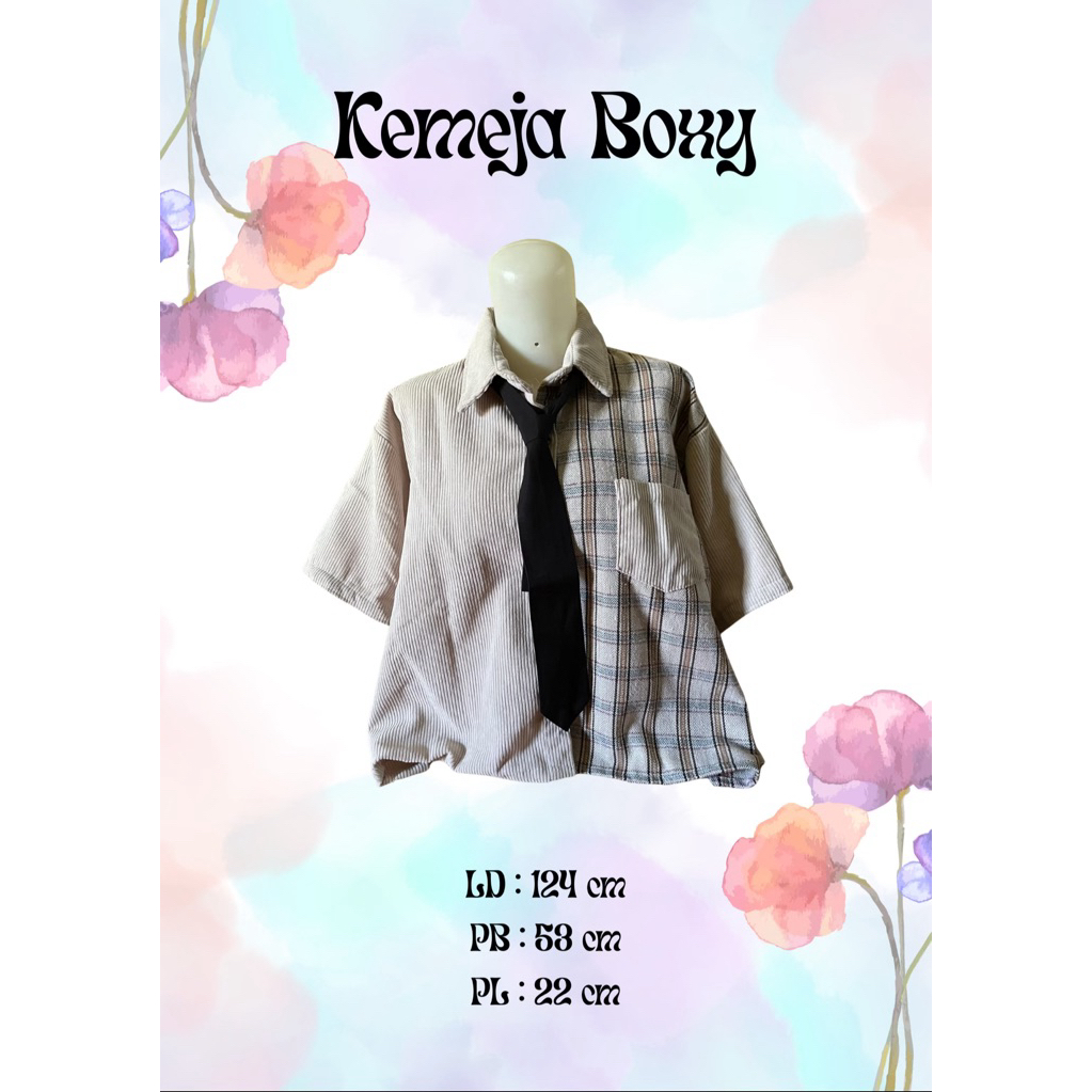 Kemeja Boxy preloved