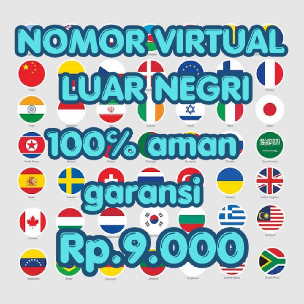 NOMOR VIRTUAL LUAR NEGRI/100 amanGaransi