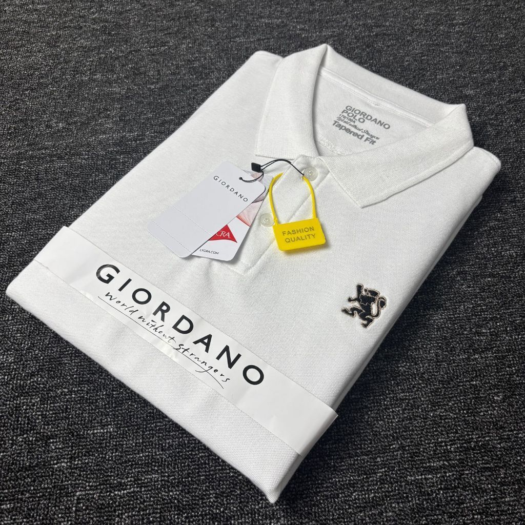 Polo Shirt Tshirt Kaos Kerah Giordano Lion 3D Mini Terlaris