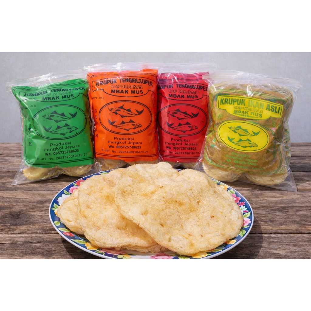 KRUPUK MENTAH TENGIRI ORIGINAL KHAS JEPARA