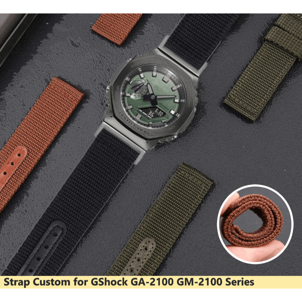 PREMIUM TALI JAM TANGAN STRAP ADAPTER DAN NYLON BAND