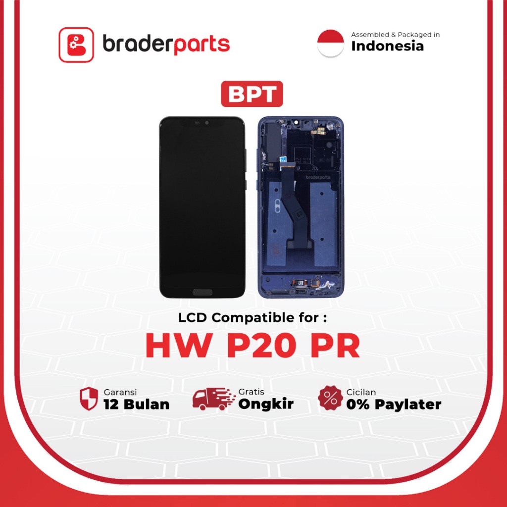 Braderparts Layar LCD Fullset Huawei P20 Pro