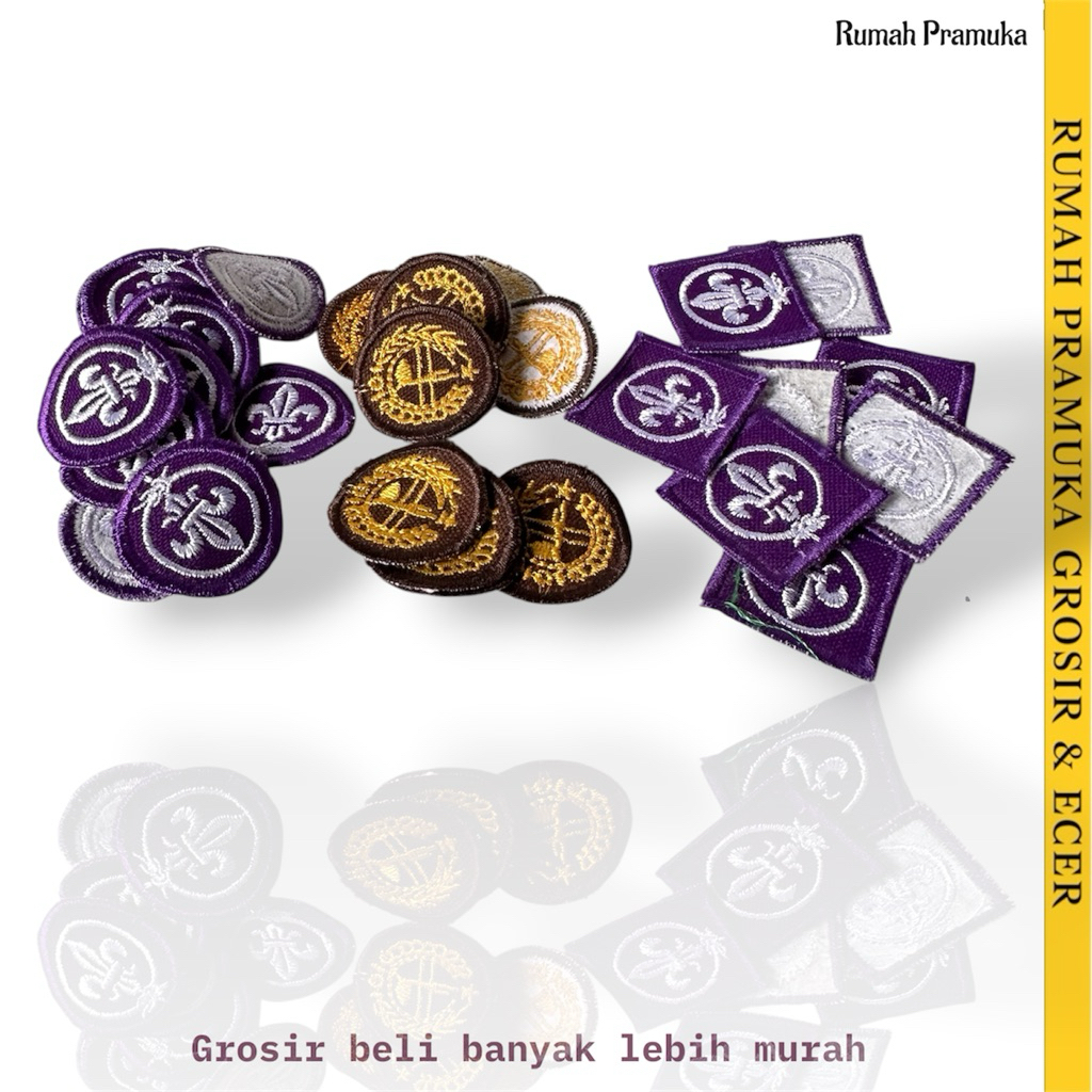 Bordir Wosm Putra Putri Pramuka Pandu Dunia & Kitri Bordir