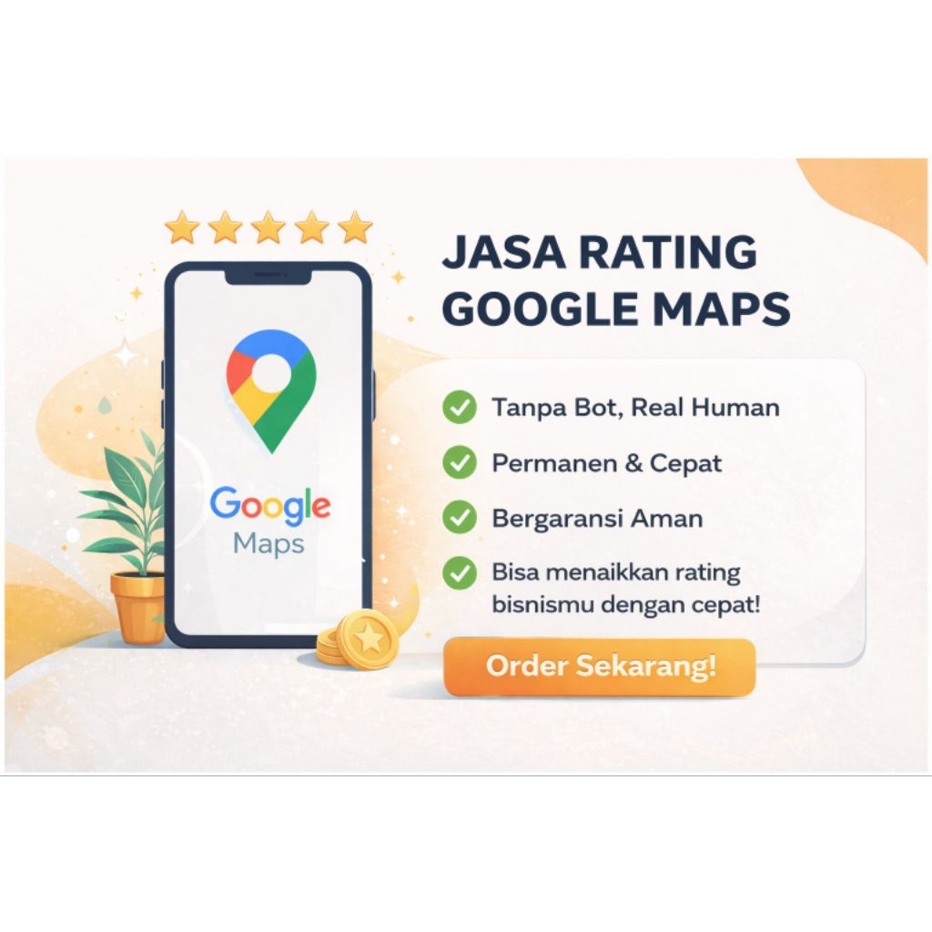 Jasa Rating Ulasan Gmaps Orang Asli