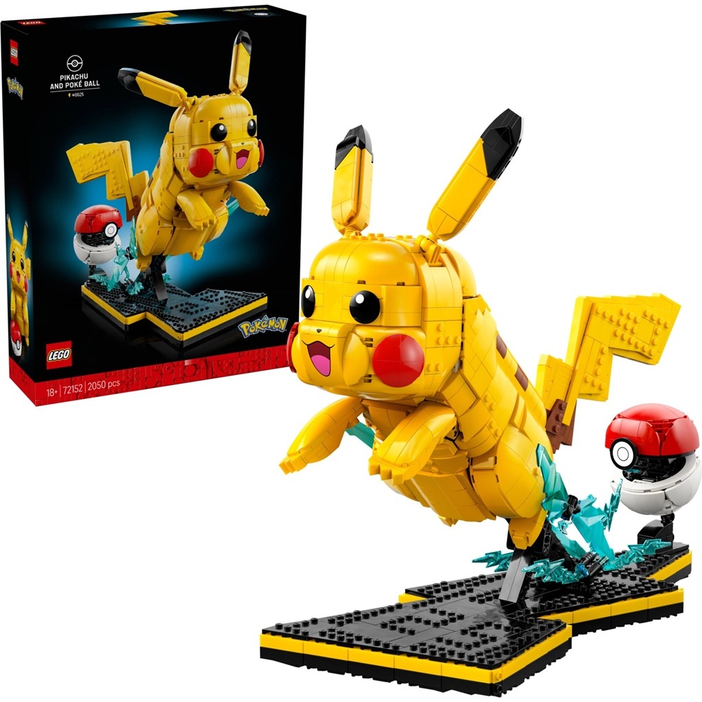 Lego Pokemon 72152 Pikachu and Poké Ball