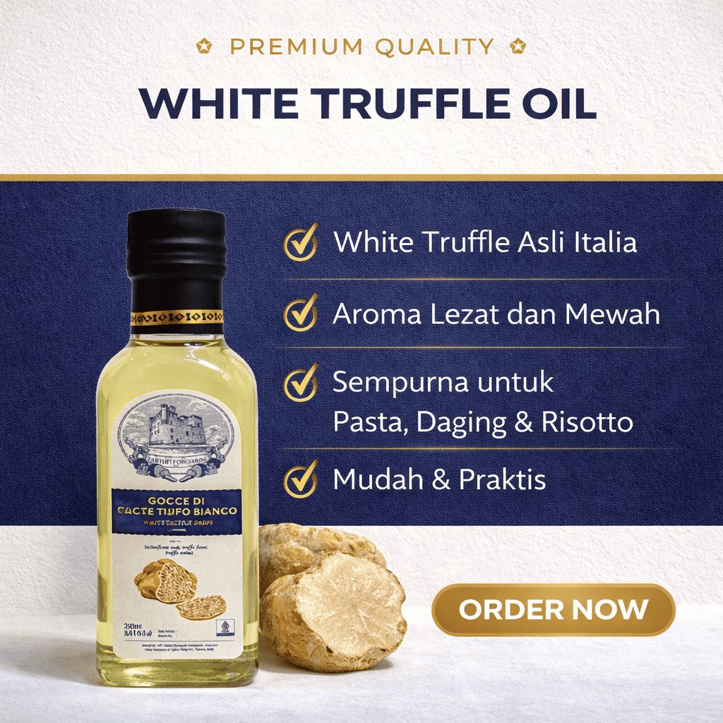Truffle Oil White 150ml Original Halal dan Premium
