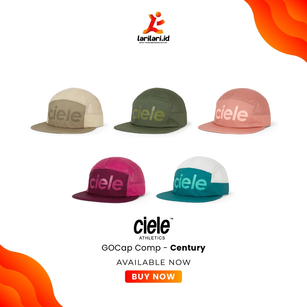 CIELE - GOCap - Comp - Century Topi Olahraga lari pria wanita