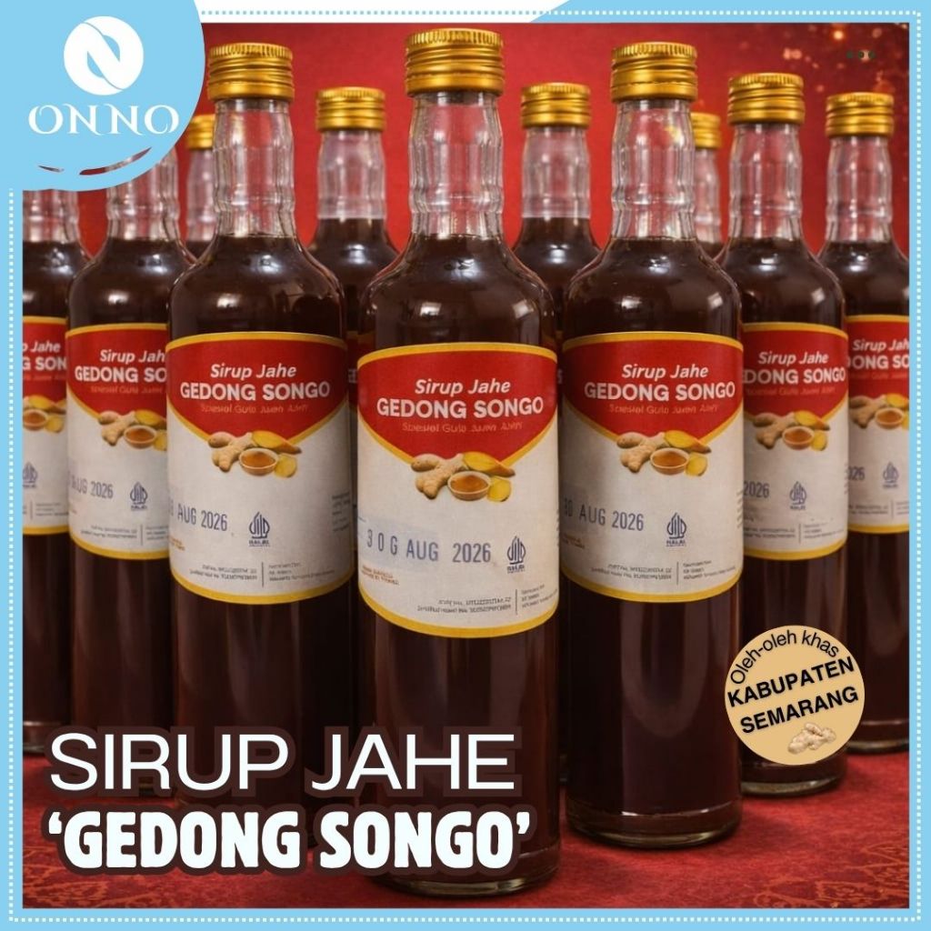 Sirup Jahe GEDONG SONGO Tanpa Pengawet Oleh-oleh Khas Kabupaten Semarang Baik Untuk Kesehatan