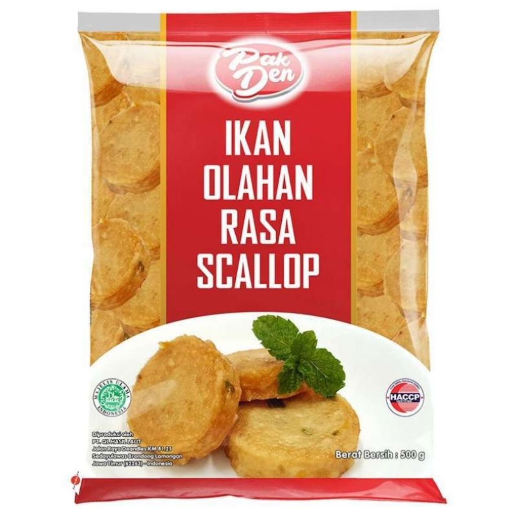 PAK DEN SCALLOP 500 GR