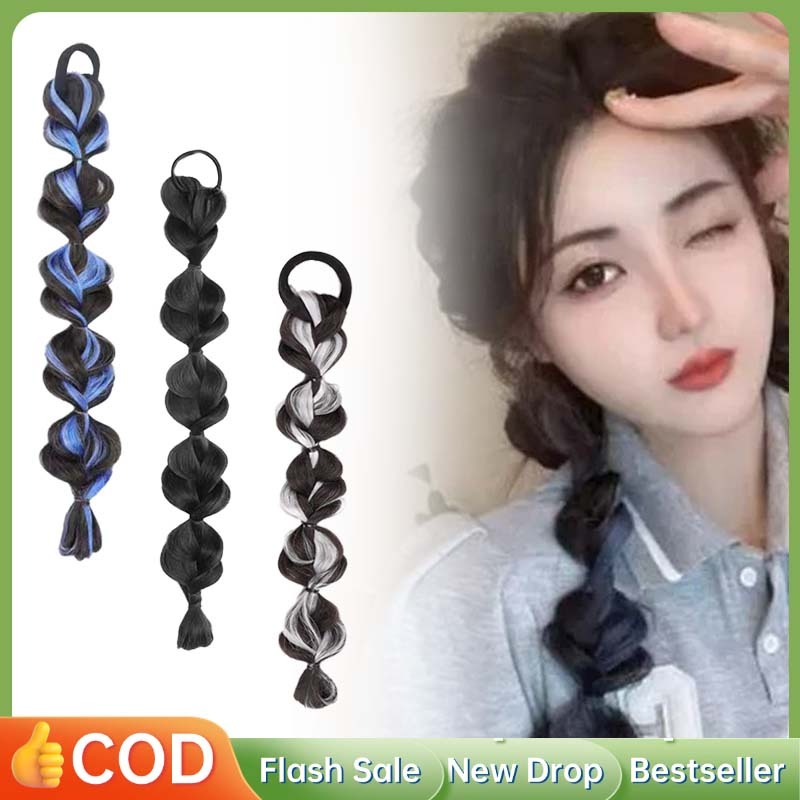 Kepang Rambut Palsu Kepang Rambut Rambut Palsu Kepang Panjang Ikat Rambut Rambut Palsu