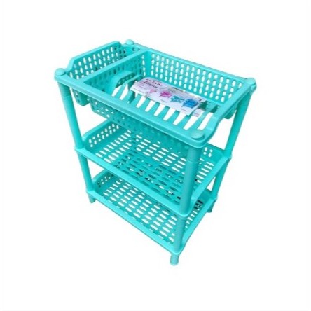Rak Piring Plastik MyPlast 3 Susun Rak Mangkok 3 Susun Bahan Tebal Food Grade Rak Tirisan
